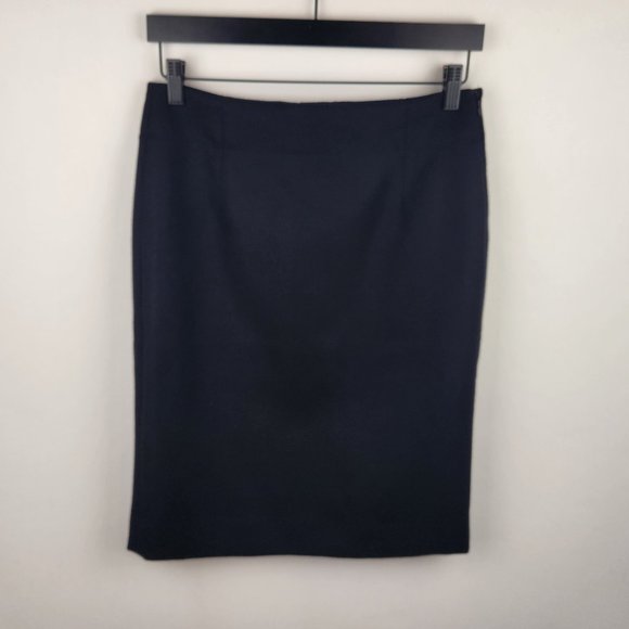 J. Crew Dresses & Skirts - J. Crew Black 100% Wool Perfect Pencil Skirt sz 4